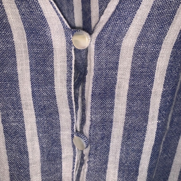 Rails Jasmine Parisian Blue Mini Linen Blend Dress L - Picture 11 of 16